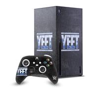 Head Case Designs Licenza Ufficiale WWE Yeet Jey Uso Pacchetto Console Da Gioco Wrap E Pelle Per Controller Compatibile con Xbox Series X