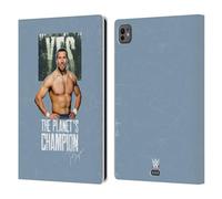 Head Case Designs Licenza Ufficiale WWE Yes is Back Daniel Bryan Custodia Portafoglio in Pelle Compatibile con Apple iPad PRO 11 M4 2024