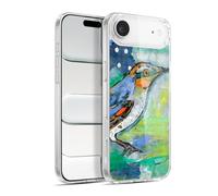 Head Case Designs Licenza Ufficiale Wyanne Blue And Orange Feathers Uccelli Custodia in Gel [Protezione di Grado Militare] Compatibile con Apple iPhone 17 Air E con MagSafe