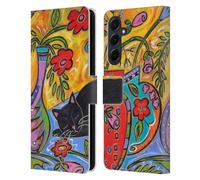 Head Case Designs Licenza Ufficiale Wyanne Negozio di Fiori Natura Custodia Cover in Pelle a Portafoglio Compatibile con Samsung Galaxy A55 5G