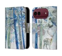 Head Case Designs Licenza Ufficiale Wyanne Quiete Natura 2 Custodia Portafoglio in Pelle Compatibile con Apple iPhone Duo