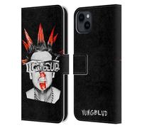 Head Case Designs Licenza Ufficiale Yungblud Faccia Grafiche Custodia Portafoglio in Pelle Compatibile con Apple iPhone 15 Plus