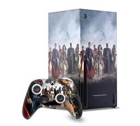 Head Case Designs Licenza Ufficiale Zack Snyder's Justice League Gruppo Colorato Snyder Cut Arte Personaggio Pacchetto Console Da Gioco Wrap E Pelle Per Controller Compatibile con Xbox Series X