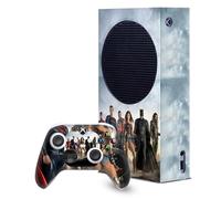 Head Case Designs Licenza Ufficiale Zack Snyder's Justice League Gruppo Colorato Snyder Cut Arte Personaggio Pacchetto Console Da Gioco Wrap E Pelle Per Controller Compatibile con Xbox Series S