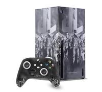 Head Case Designs Licenza Ufficiale Zack Snyder's Justice League Gruppo Snyder Cut Arte Personaggio Pacchetto Console Da Gioco Wrap E Pelle Per Controller Compatibile con Xbox Series X