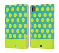 Head Case Designs Lime E Punti Celesti Nail Art Custodia Portafoglio in Pelle Compatibile con Apple iPad PRO 11 M4 2024