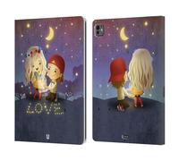Head Case Designs Lucciole La Luce Dell'Amore Custodia Portafoglio in Pelle Compatibile con Apple iPad PRO 13 M4 2024