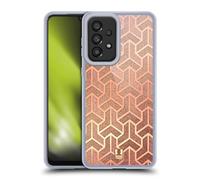 Head Case Designs Mattonelle Isometriche Pattern Art Deco Texture Custodia in Gel [Protezione di Grado Militare] Compatibile con Galaxy A33 5G (2022)