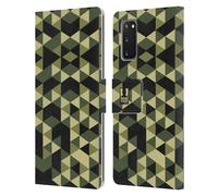HEAD CASE DESIGNS MIMETICO GEOMETRICO CUSTODIA COVER A PORTAFOGLIO PER SAMSUNG 1