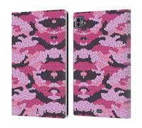 Head Case Designs Mimetico Rosa Stampa Floreale Mimetica Custodia Portafoglio in Pelle Compatibile con Apple iPad PRO 11 M4 2024