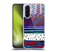 Head Case Designs Mix Orizzontale Doodle Pattern Colorati Custodia in Gel [Protezione di Grado Militare] Compatibile con Samsung Galaxy A36 5G