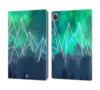 Head Case Designs Montagna Paesaggi Geometrici Custodia Portafoglio in Pelle Compatibile con Apple iPad PRO 13 M4 2024