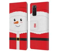 HEAD CASE DESIGNS MR SNOWMAN CUSTODIA COVER A PORTAFOGLIO PER SAMSUNG TELEFONI 1