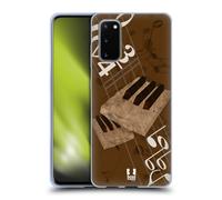 HEAD CASE DESIGNS MUSIKA CUSTODIA COVER MORBIDA IN GEL PER SAMSUNG TELEFONI 1