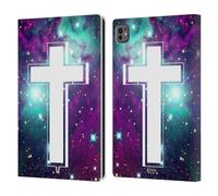 Head Case Designs Nebulosa Stampa A Croce Custodia Portafoglio in Pelle Compatibile con Apple iPad PRO 11 M4 2024