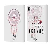 Head Case Designs Never Let Go Acchiappasogni Custodia Portafoglio in Pelle Compatibile con Apple iPad PRO 13 M4 2024
