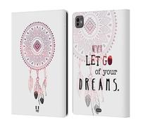 Head Case Designs Never Let Go Acchiappasogni Custodia Portafoglio in Pelle Compatibile con Apple iPad PRO 11 M4 2024