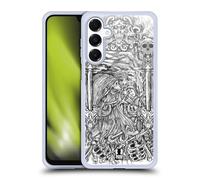 Head Case Designs Oscurita' Teschi di Animali B&N Custodia in Gel [Protezione di Grado Militare] Compatibile con Samsung Galaxy A16 5G E Compatibile con MagSafe