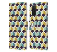 HEAD CASE DESIGNS OTTICHE GEOMETRICHE CUSTODIA COVER A PORTAFOGLIO PER SAMSUNG 1