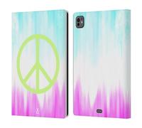 Head Case Designs Pace Tie Dye S2 Custodia Portafoglio in Pelle Compatibile con Apple iPad PRO 11 M4 2024