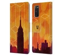 HEAD CASE DESIGNS PAESAGGI GEOMETRICI CUSTODIA COVER A PORTAFOGLIO PER SAMSUNG 1