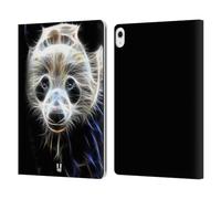 Head Case Designs Panda Incendio nei Boschi Custodia Portafoglio in Pelle Compatibile con Apple iPad Air 13 2024/2025