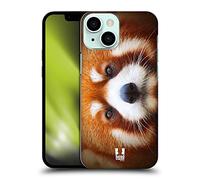 Head Case Designs Panda Rosso Volti Animali 2 Custodia Cover Dura per Parte Posteriore Compatibile con Apple iPhone 13 Mini