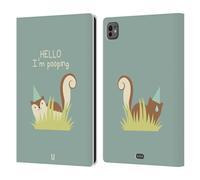 Head Case Designs Party Pooper Nonsense E Cose Random Custodia Portafoglio in Pelle Compatibile con Apple iPad PRO 11 M4 2024
