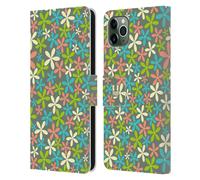 HEAD CASE DESIGNS PATTERN FLOREALI CUSTODIA COVER A PORTAFOGLIO PER APPLE iPHONE