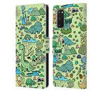 HEAD CASE DESIGNS PATTERN PREISTORICI CUSTODIA COVER A PORTAFOGLIO PER SAMSUNG 1