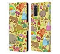 HEAD CASE DESIGNS PATTERN PREISTORICI CUSTODIA COVER A PORTAFOGLIO PER SAMSUNG 1