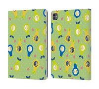 Head Case Designs Pera Verde Pattern di Frutta Gruppo 2 Custodia Portafoglio in Pelle Compatibile con Apple iPad PRO 13 M4 2024