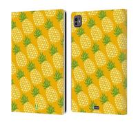 Head Case Designs Pina Pattern Ananas Custodia Portafoglio in Pelle Compatibile con Apple iPad PRO 11 M4 2024