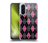 Head Case Designs Pink Diamond Girandole Ispirate di Argyle Custodia in Gel [Protezione di Grado Militare] Compatibile con Samsung Galaxy A36 5G