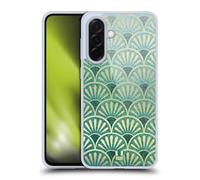 Head Case Designs Piume Pattern Art Deco Texture Custodia in Gel [Protezione di Grado Militare] Compatibile con Samsung Galaxy A36 5G
