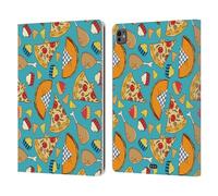 Head Case Designs Pizza E Taco Pattern Fast Food Custodia Portafoglio in Pelle Compatibile con Apple iPad PRO 13 M4 2024