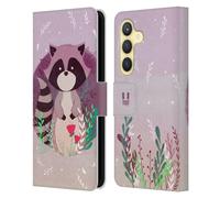 Head Case Designs Procione Animali dei Boschi Custodia Portafoglio in Pelle Compatibile con Samsung Galaxy S24 5G