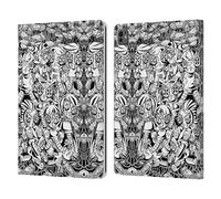 Head Case Designs Punk Bambole Voodoo Doodle Custodia Portafoglio in Pelle Compatibile con Apple iPad PRO 13 M4 2024
