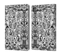 Head Case Designs Punk Bambole Voodoo Doodle Custodia Portafoglio in Pelle Compatibile con Apple iPad PRO 11 M4 2024