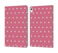 Head Case Designs Punti Rosa Pattern Campagna Francese Custodia Portafoglio in Pelle Compatibile con Apple iPad Air 13 2024/2025