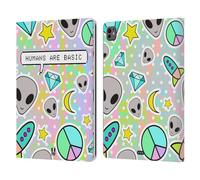 Head Case Designs Queen Pattern Alieni Custodia Portafoglio in Pelle Compatibile con Apple iPad PRO 13 M4 2024