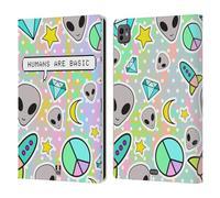 Head Case Designs Queen Pattern Alieni Custodia Portafoglio in Pelle Compatibile con Apple iPad PRO 11 M4 2024
