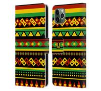 HEAD CASE DESIGNS RASTA CUSTODIA COVER A PORTAFOGLIO PER APPLE iPHONE TELEFONI