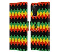 HEAD CASE DESIGNS RASTA CUSTODIA COVER A PORTAFOGLIO PER SAMSUNG TELEFONI 1