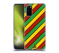 HEAD CASE DESIGNS RASTA CUSTODIA COVER MORBIDA IN GEL PER SAMSUNG TELEFONI 1