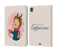 Head Case Designs Renna Il Calore del Natale Custodia Portafoglio in Pelle Compatibile con Apple iPad PRO 13 M4 2024