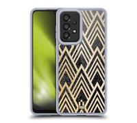 Head Case Designs Rhombic Pattern Art Deco Texture Custodia in Gel [Protezione di Grado Militare] Compatibile con Galaxy A33 5G (2022)