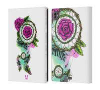 Head Case Designs Rosa Acchiappasogni Custodia Portafoglio in Pelle Compatibile con Apple iPad PRO 11 M4 2024
