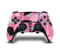Head Case Designs Rosa Camo Camuffamento Vinile Sticker Gaming Pelle Adesivo Compatibile con Sony Playstation 5 PS5 DualSense Edge Controller