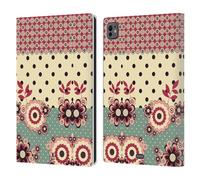 Head Case Designs Rosa Crema Punti Floreali Custodia Portafoglio in Pelle Compatibile con Apple iPad PRO 11 M4 2024